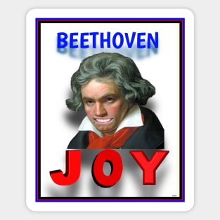 JOY OH JOY BEETHOVEN GUY Sticker